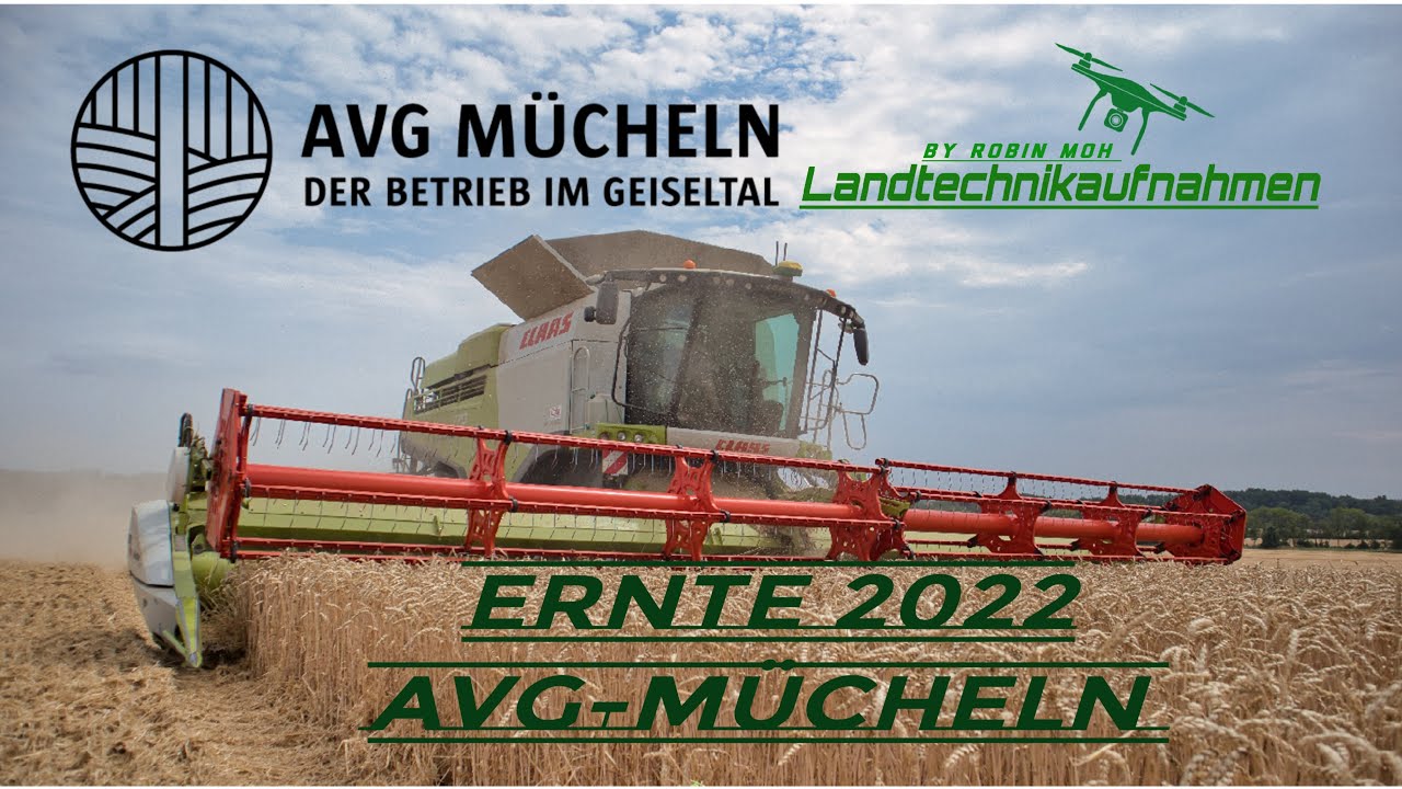 Ernte 2022/ AVG Mücheln- Der Betrieb im Geiseltal