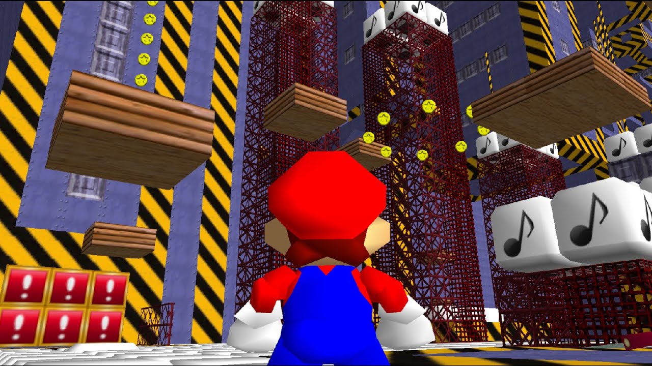 Wacky Workbench remade in Mario Builder 64