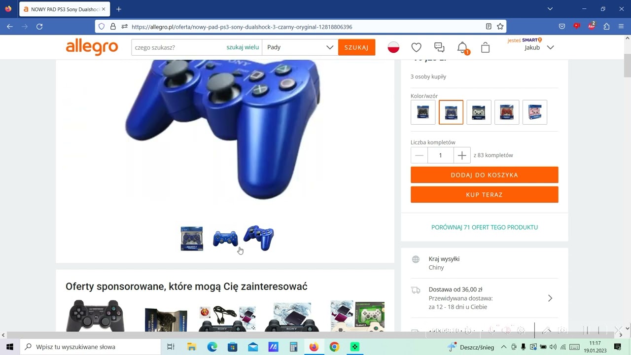 Oszustwo na allegro? - Uważajcie na Pady PS3, PS4