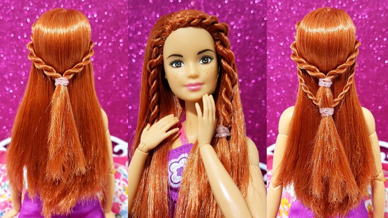 3 PEINADOS EN UN SOLO PASO PARA TU BARBIE ❤️❤️❤️