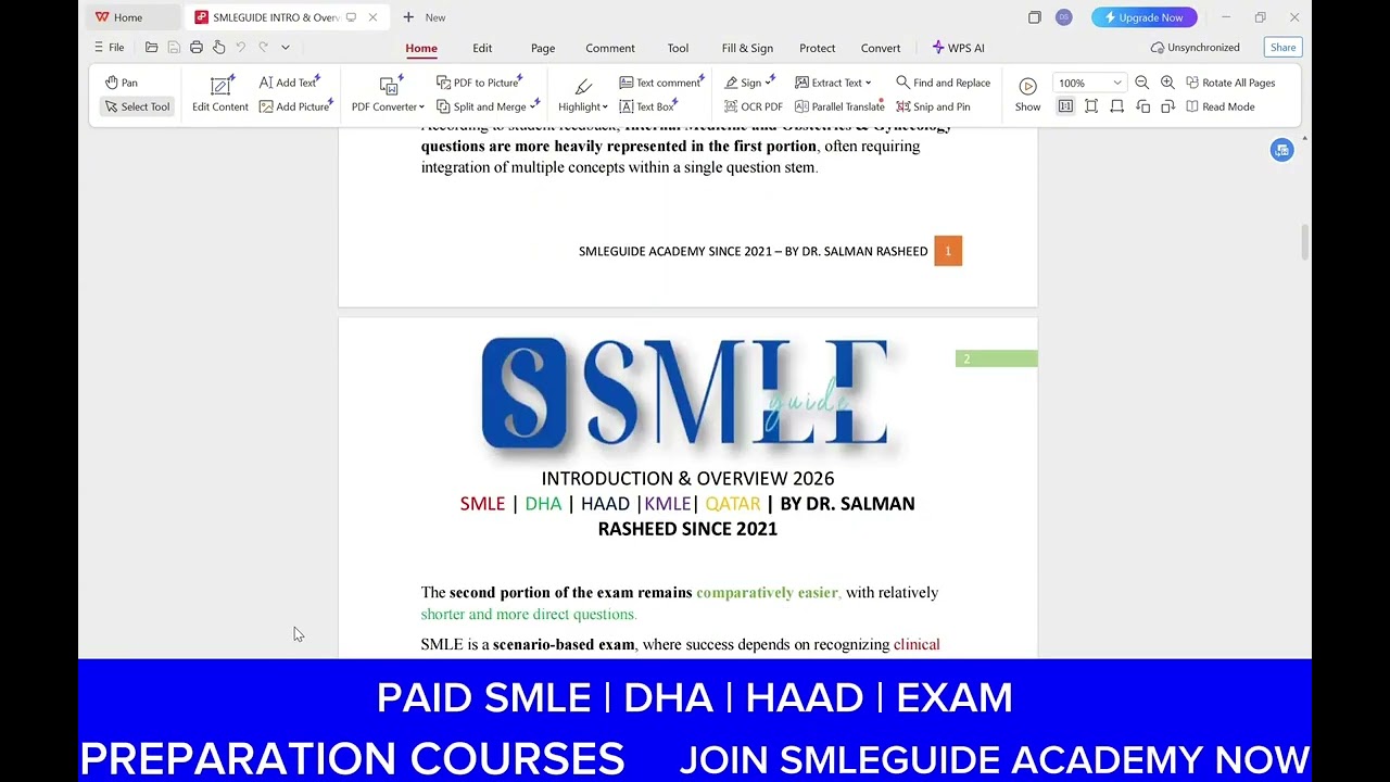 SMLE EXAM PREPARATION | INTRODUCTION CLASS | SMLEGUIDE ACADEMY