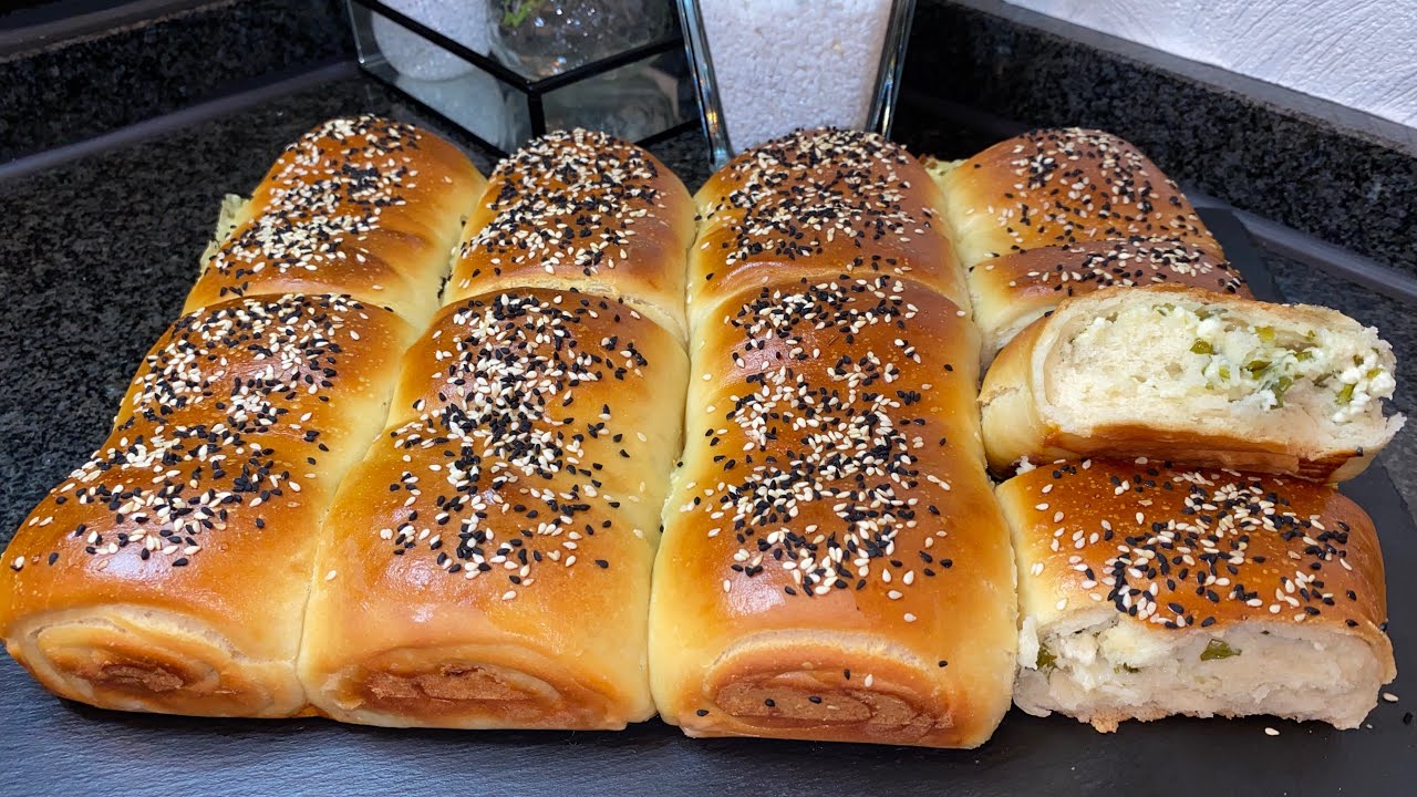 Super weiche Pogaca türkische Teigtaschen mit Käsefüllung einfaches und schnelles Rezept