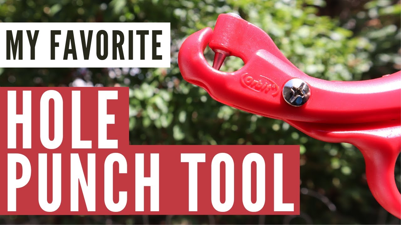 BEST Drip Irrigation Hole Punch | MUST HAVE TOOLS for drip irrigation