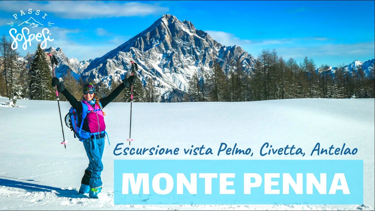 Escursione vista Pelmo, Civetta, Antelao | MONTE PENNA - scialpinismo Dolomiti