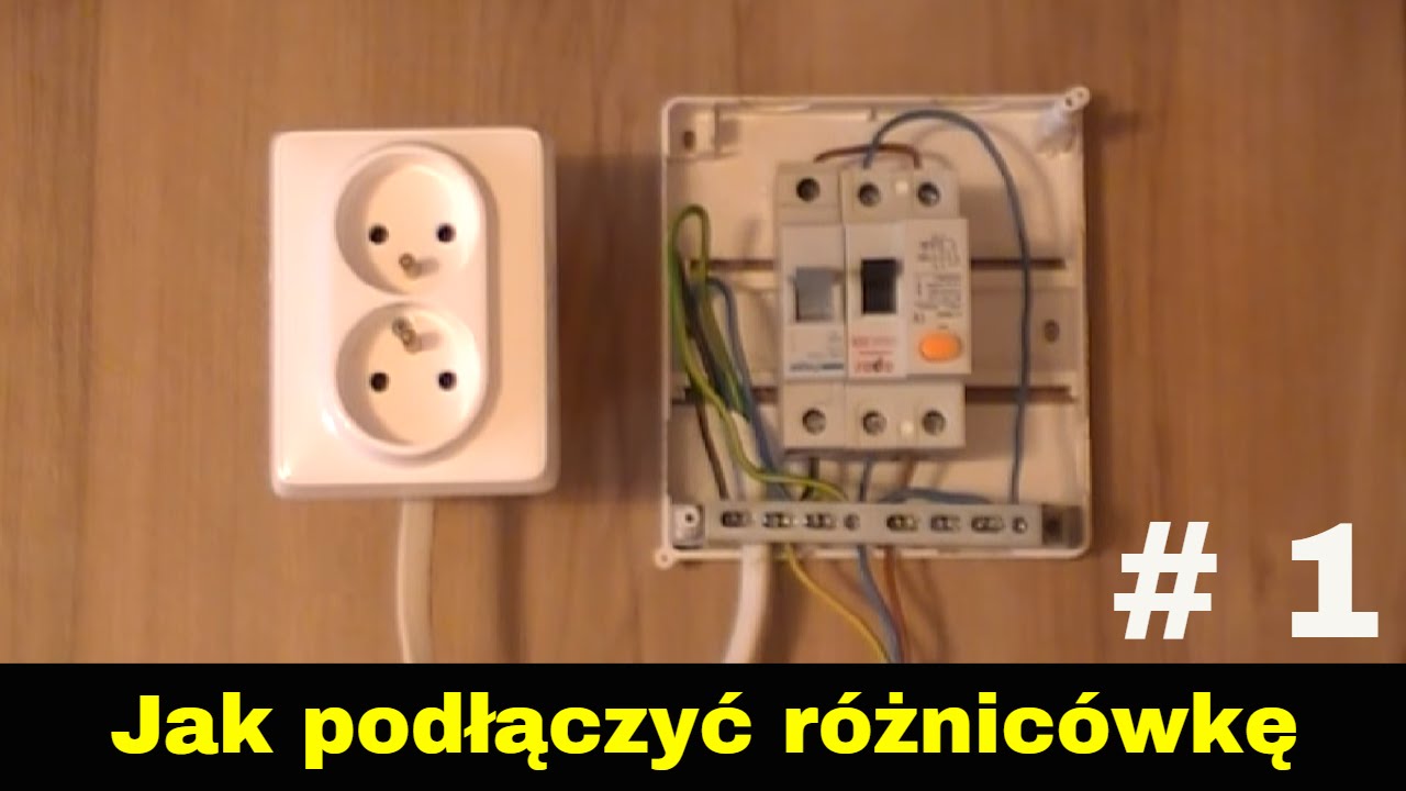 #2 Jak podłączyć różnicówkę w rozdzielnicy (1/2)
