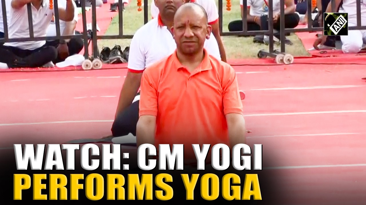 WATCH: CM Yogi participates on International Yoga Day celebration