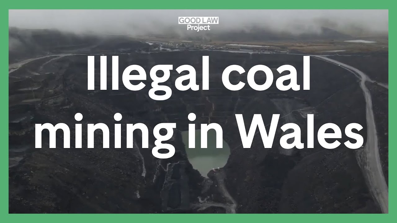 Illegal coal mining in Wales