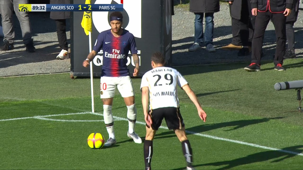 Neymar vs. Angers SCO (Away) 18-19 HD 1080i