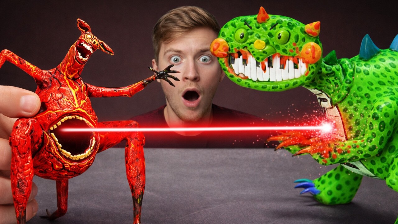 PIANOSAURUS vs ZOOCHOSIS MUTANT! 😱 This DIY Battle Went TOO FAR