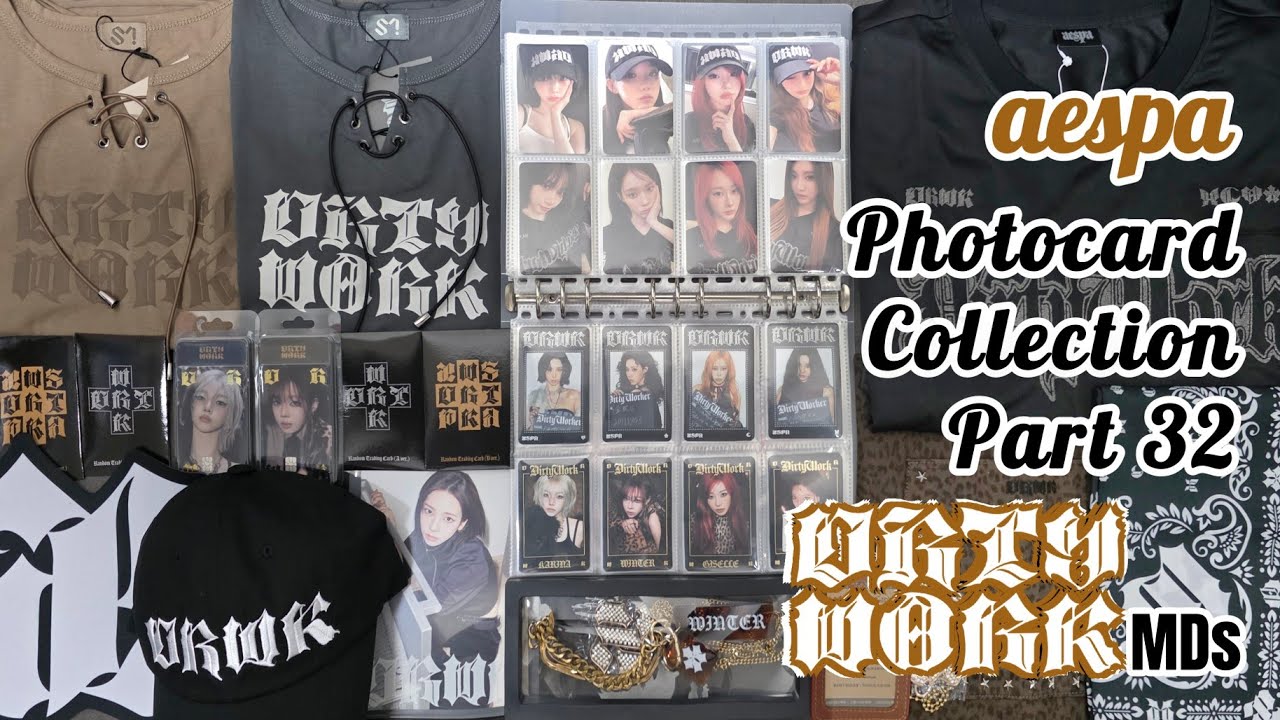 [Photocard] AESPA Photocard Collection (Part 32) Unboxing Dirty Work MDs + China Exclusive MDs