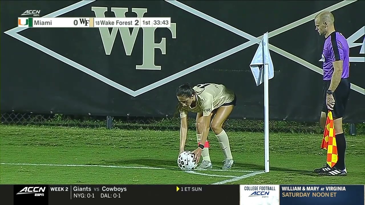 NCAA WSOC Wake Forest Vs Miami  11th September 2025