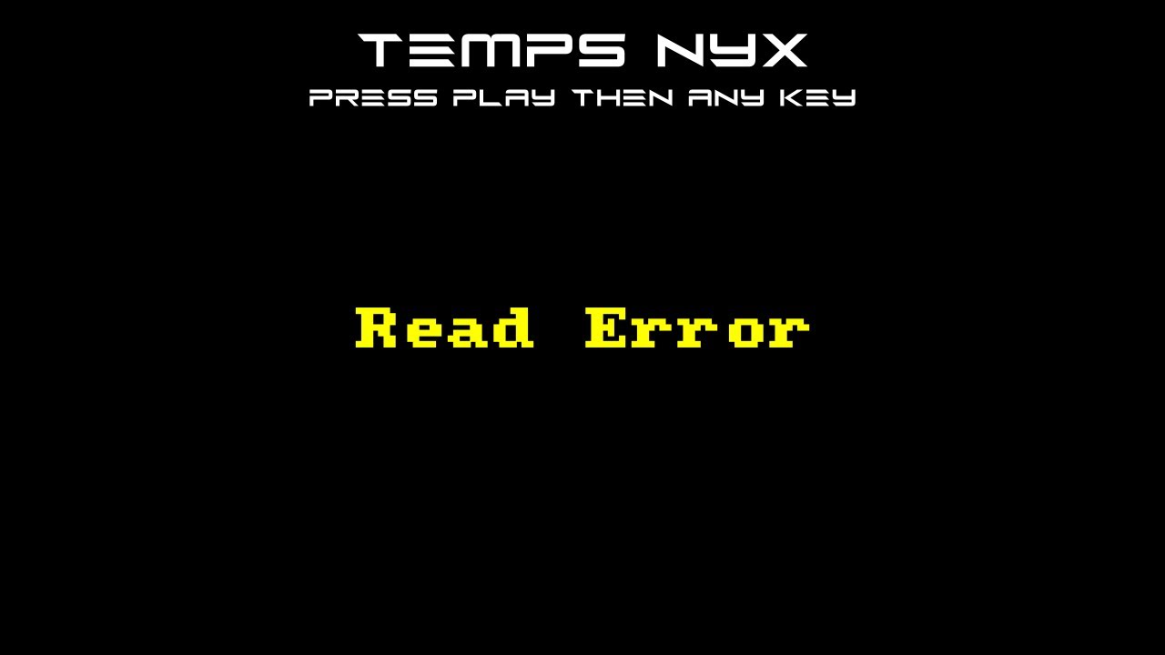 Read Error - Amstrad cpc