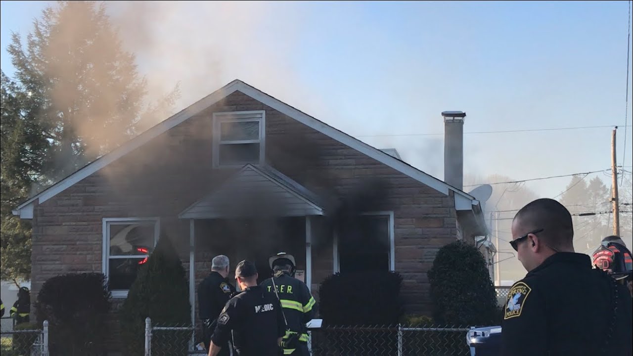 Township Of Spring Fire Rescue Working Structure Fire - Lincoln Ave 4/22/18