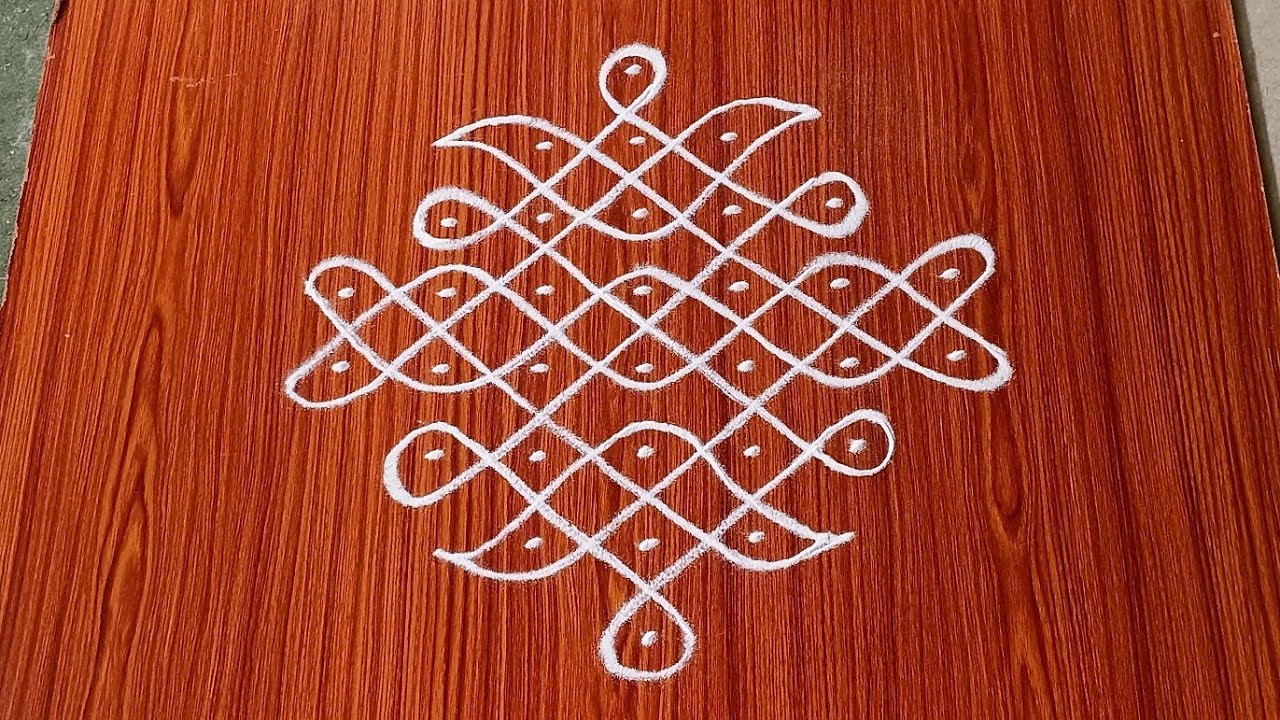 easy 7dots daily sikku kolams/#melikala muggulu/#kambhi,neli kolams/chukkala muggulu/#Nice Rangoli