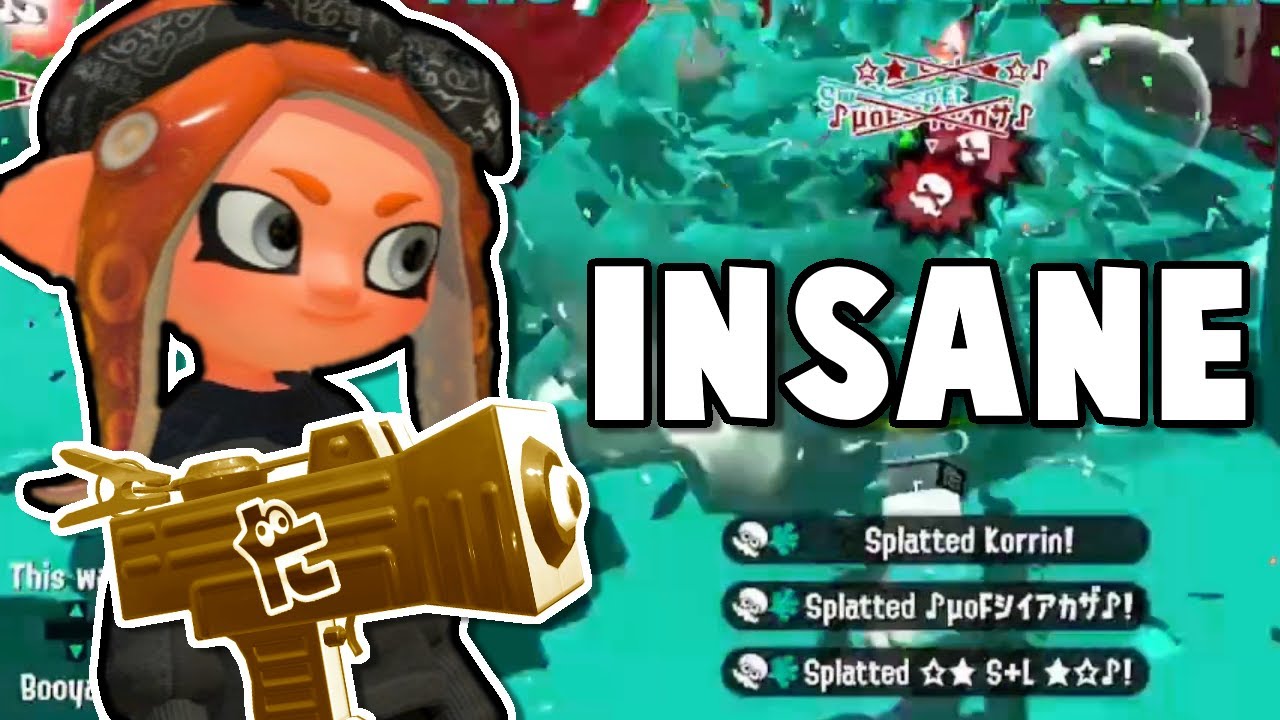 FARMING KILLS WITH KENSA SPLATTERSHOT JR (Splatoon 2 X Rank)