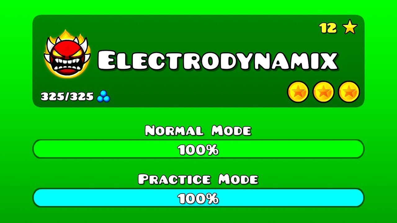 Electrodynamix, но его очень улучшили игроки | Geometry Dash
