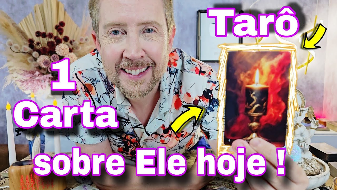 1 CARTA SOBRE ELE HOJE ! QUAL A ENERGIA DELE HOJE EM RELAÇÃO A VOCÊ?rei do oráculo hoje,bubatarohoje