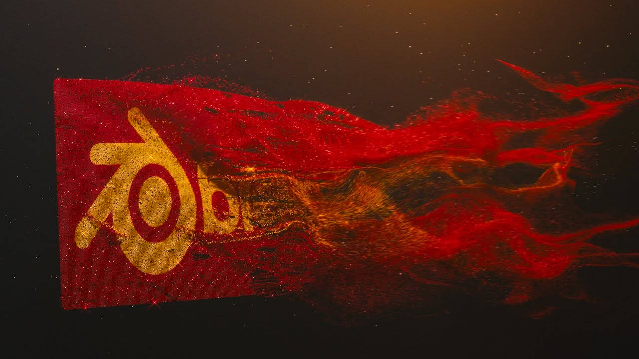 How to Recreate the Foundation Title Flag Shot in Blender