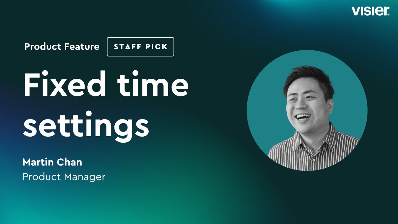 Cleaner Storytelling with Fixed Time Settings | Visier Product Feature Staff Pick