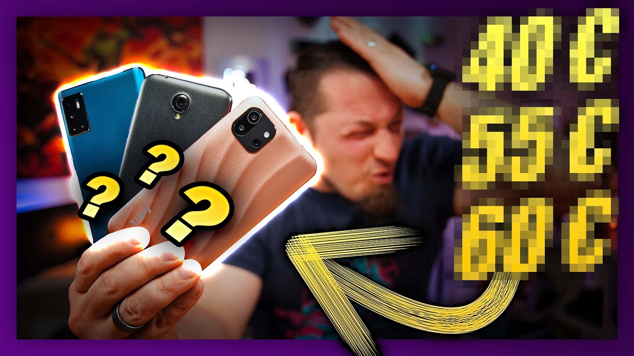 Ich habe die 3 billigsten Smartphones gekauft 🙈