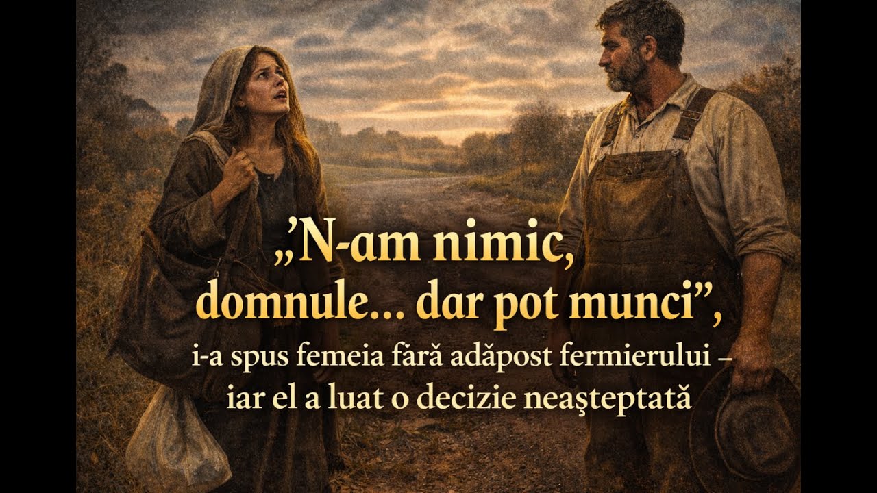 N am nimic, domnule… dar pot munci”, i a spus femeia fără adăpost fermierului – iar el a luat o deci