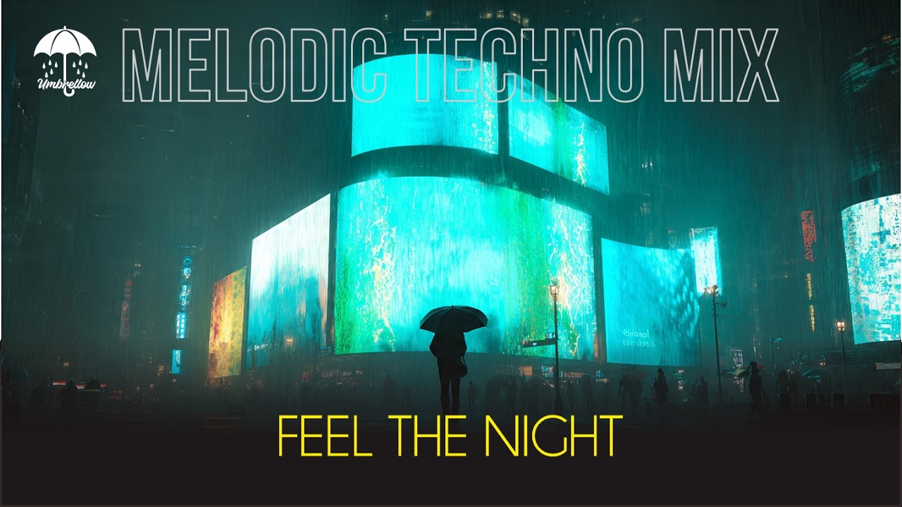 Melodic Techno Mix, Late Night Drive in the Rain, Tale Of Us, Adriatique, Colyn, Anyma #music