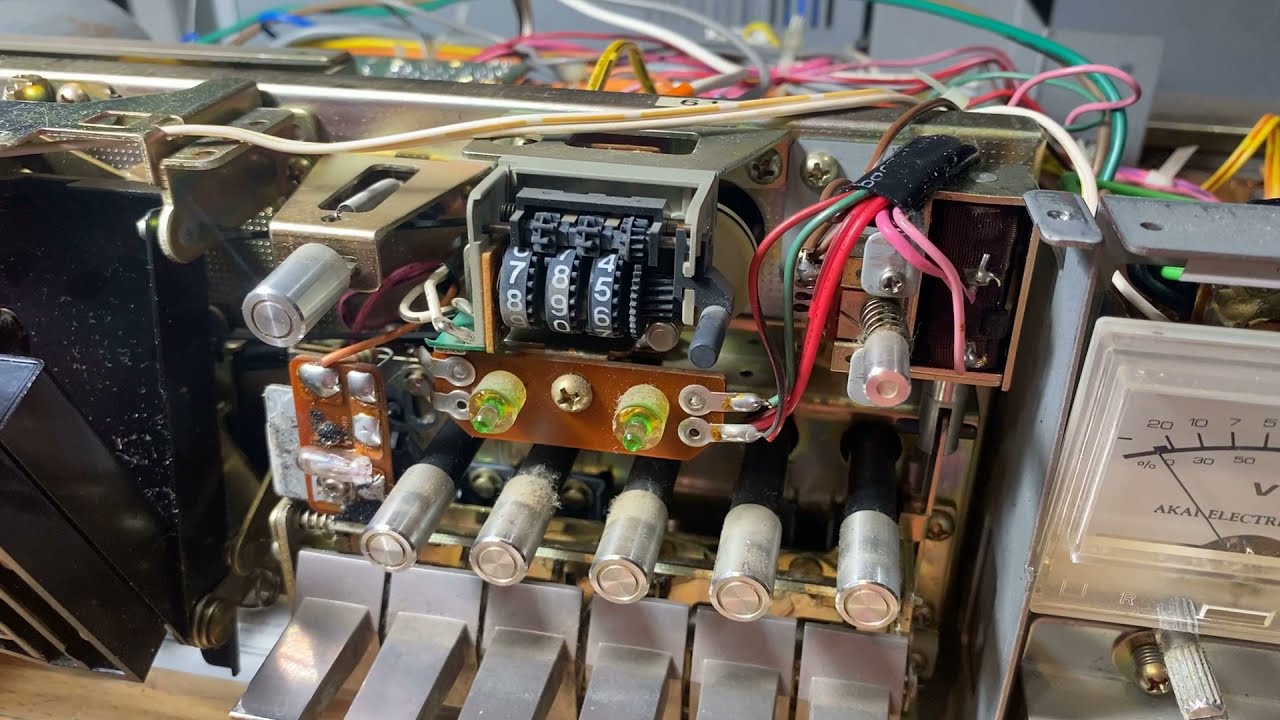 AKAI GXC-740D cassette deck - 1976 - REPAIR - Part 1