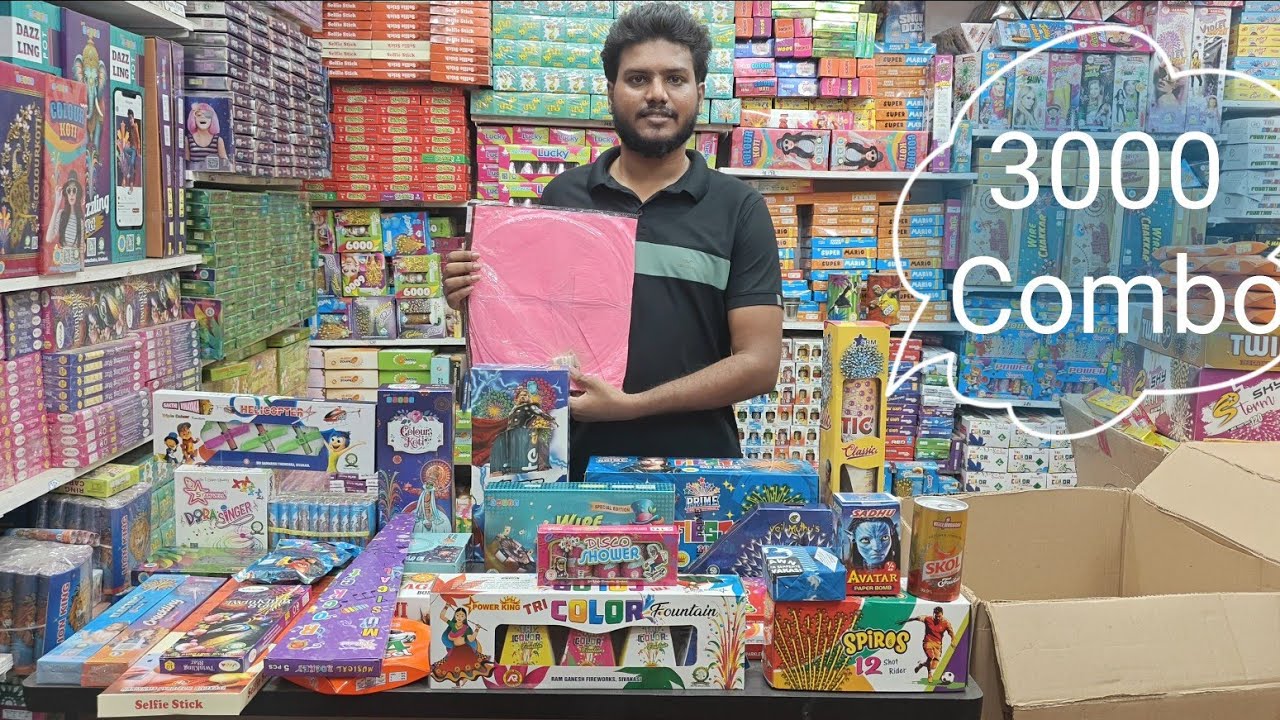 3000 Combo Family Pack unboxing ✨ Captain Crackers Sivakasi 💥 | #Captaincrakers |#combopackcrackers 