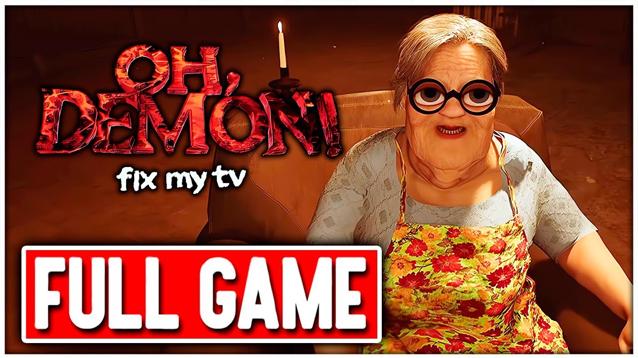 OH DEMON! Fix my TV Gameplay Walkthrough FULL GAME No Commentary + ENDING - Mister Jagger & Maximus