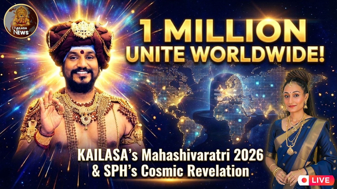 1 Million Unite Worldwide! KAILASA’s Mahashivaratri 2026 & SPH’s Cosmic Revelation