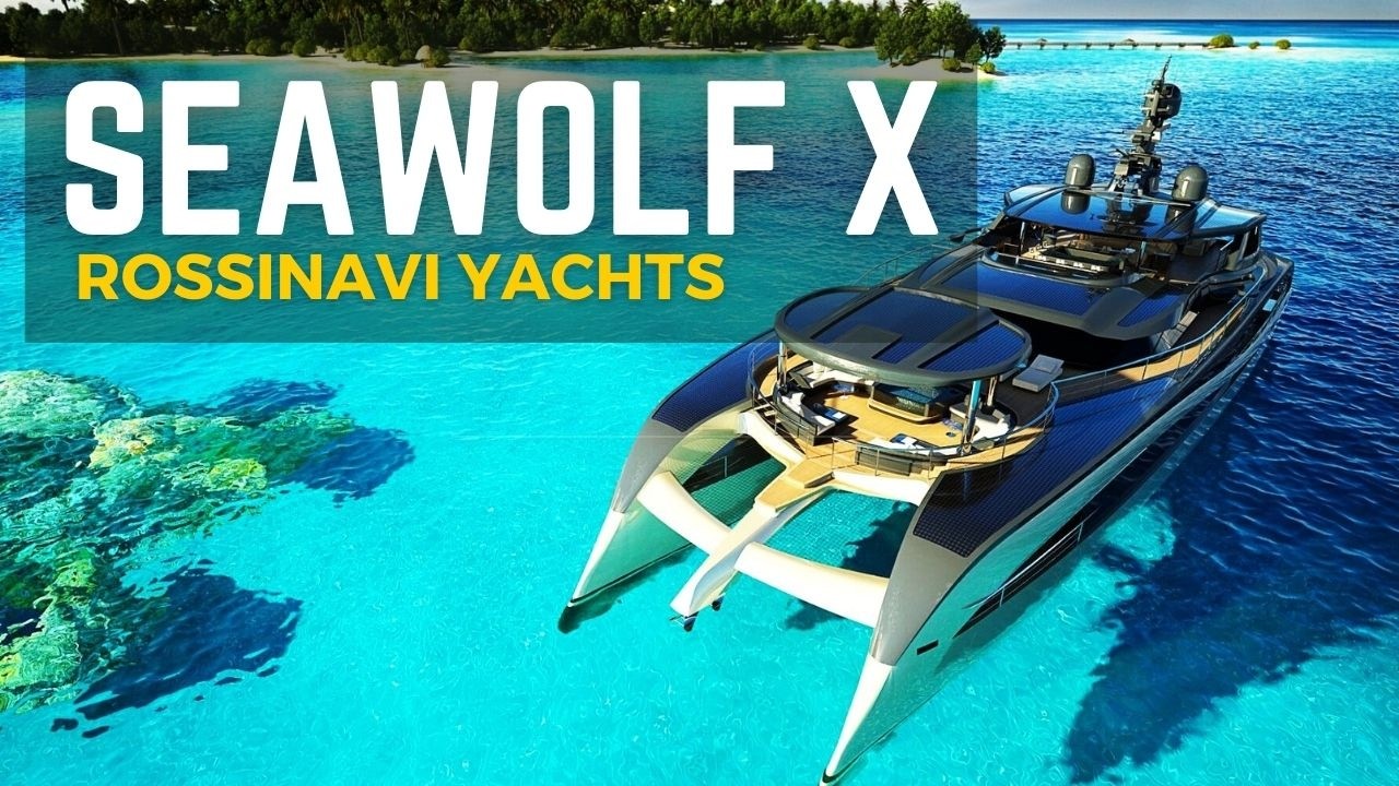 Роскошная яхта-катамаран SEAWOLF X 2024 года от Rossinavi