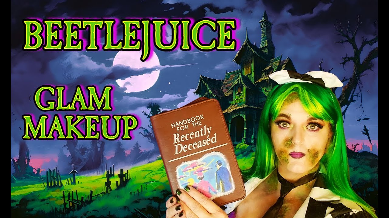 Beetlejuice Glam Makeup Tutorial