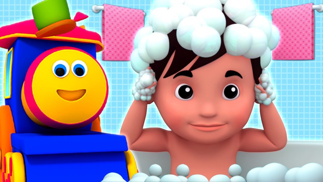 เพลงอาบน้ำเด็ก | เด็กบ๊องสำหรับเด็ก | เพลงก่อนวัยเรียน | Baby Bath Song | Bob Train Nursery Rhymes