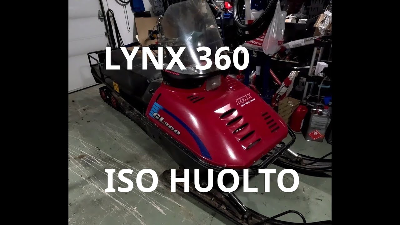 Lynx 360 huolto, osa 1/2
