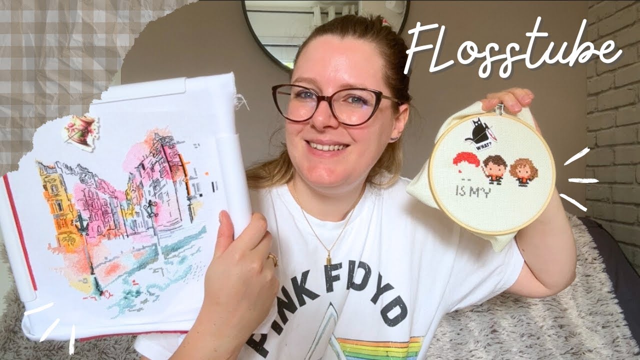 FLOSSTUBE #5 Découvrez mes 5 Projets Point de Croix Terminés 😎