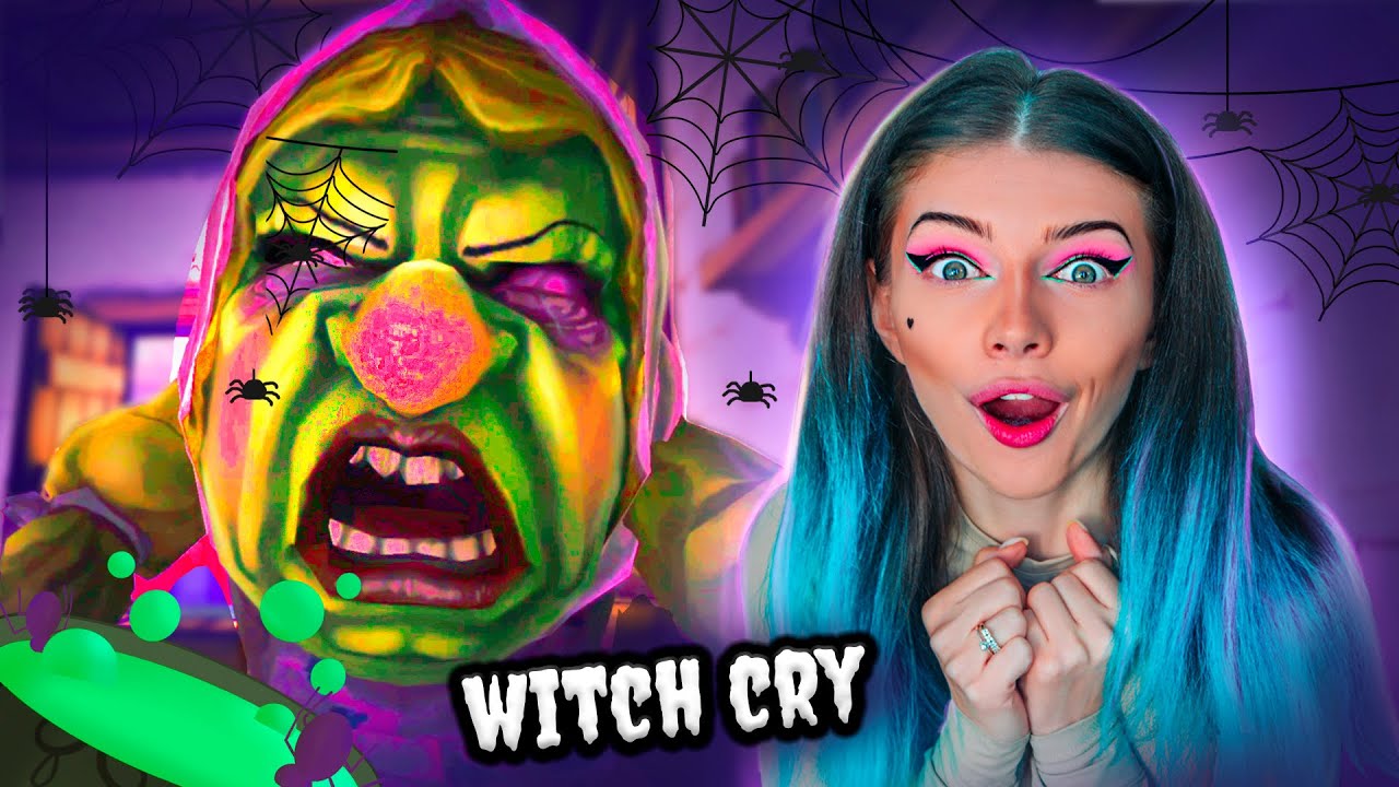 Убегаю от Зеленой ВЕДЬМЫ, как Бабка Гренни | WITCH CRY: Дом Ужасов #1
