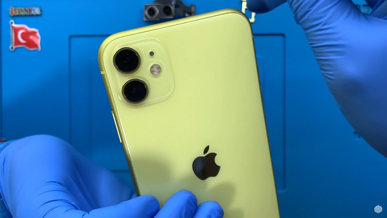 Замена чехла для iPhone 11
