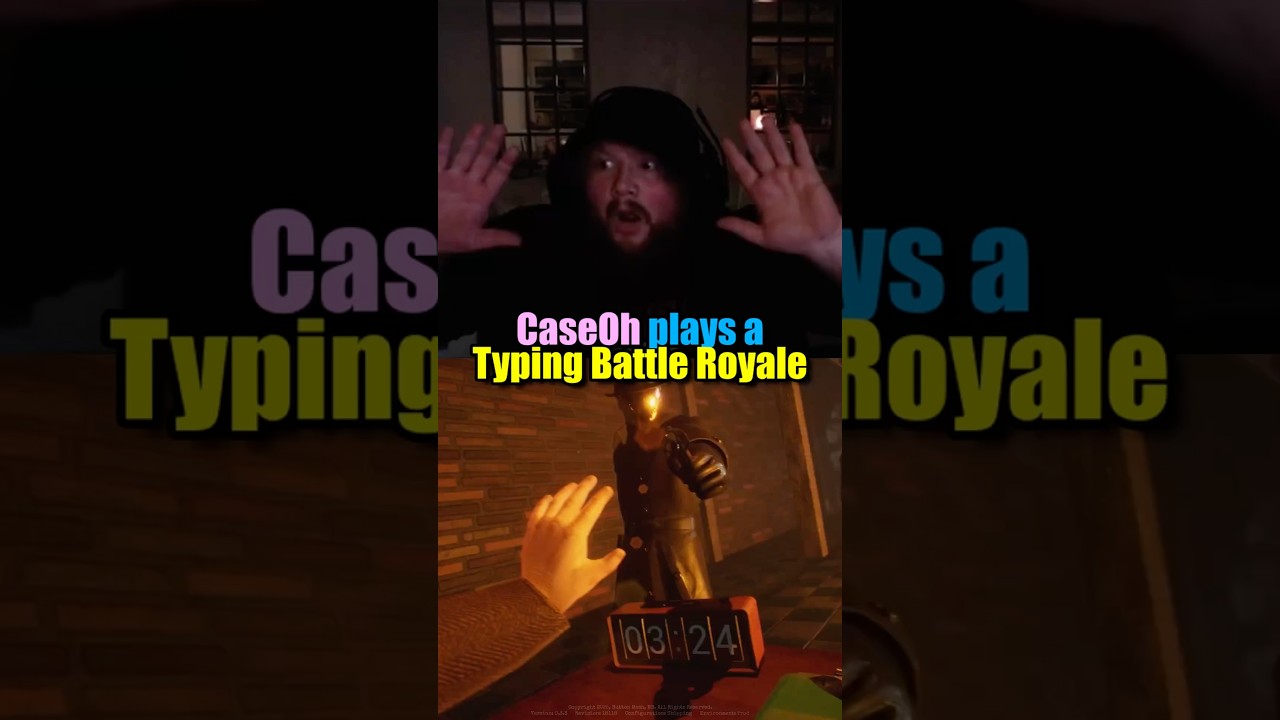 CaseOh играет в игру Typing Battle Royale 😂