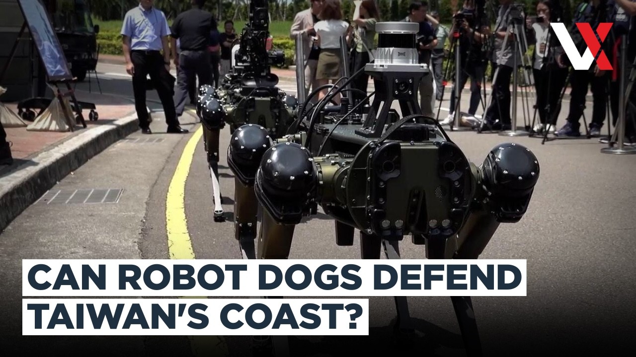 Taiwan Unveils Armed Robot Dogs As China Tensions Drive Defence Upgrades | VERTEX