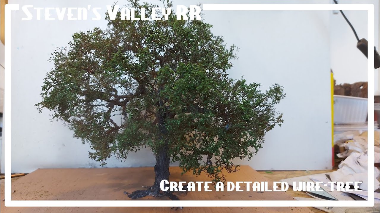 Create a detailed realistic wire tree