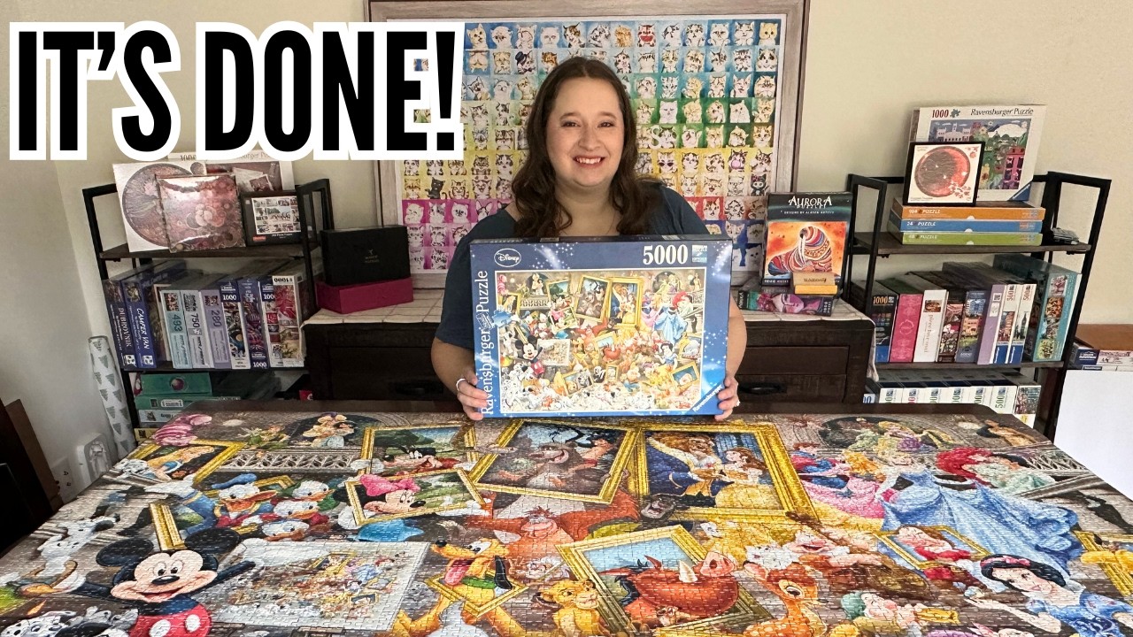 Я собрал свой первый пазл из 5000 деталей!! // Ravensburger Artistic Mickey