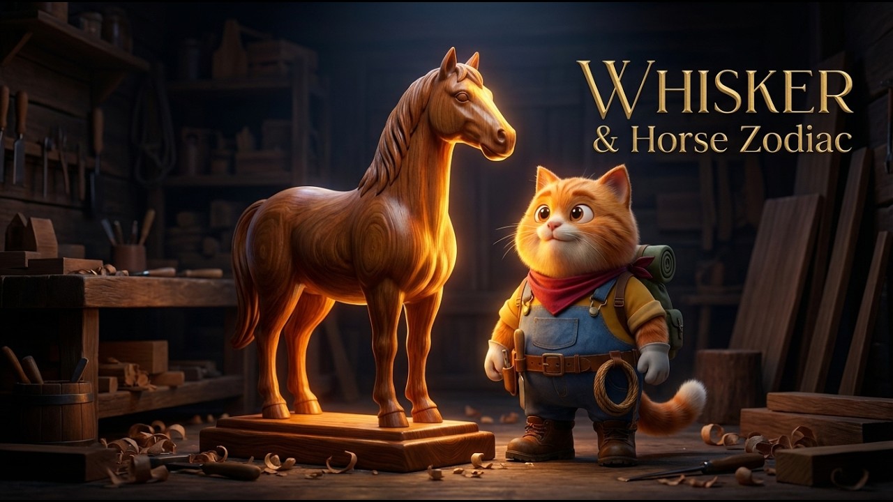 Whiskers & The Horse Zodiac | FULL FILM 🐎✨ (Cinematic 3D Animation)