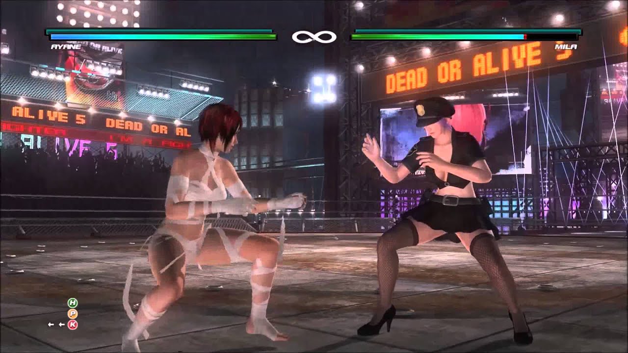 Dead or Alive 5, Ayane, All Holds & Throws Compilation