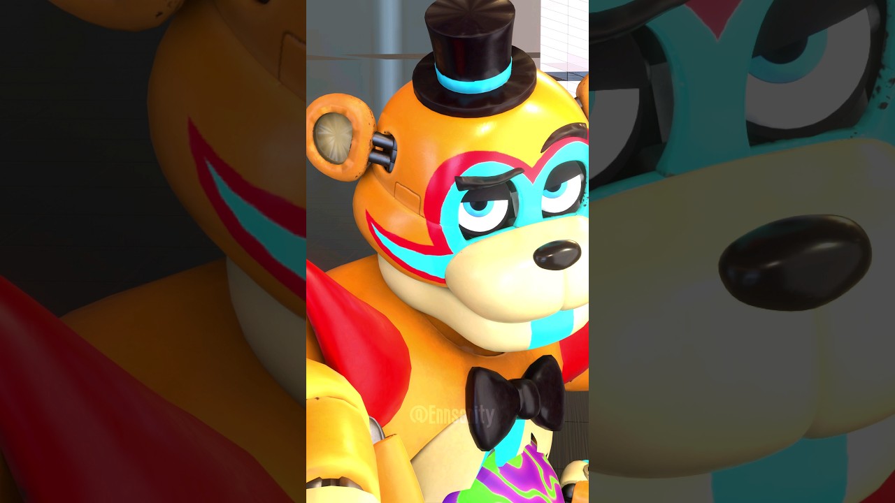 Glamrock Bonnie Is Concerned #fnaf #glamrockfreddy #fnafsecuritybreach #blender
