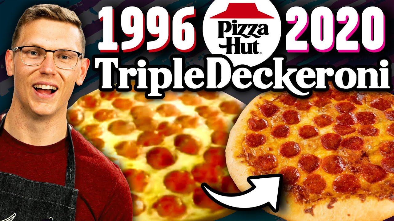 Recreating Pizza Hut’s Discontinued Triple Deckeroni Pizza