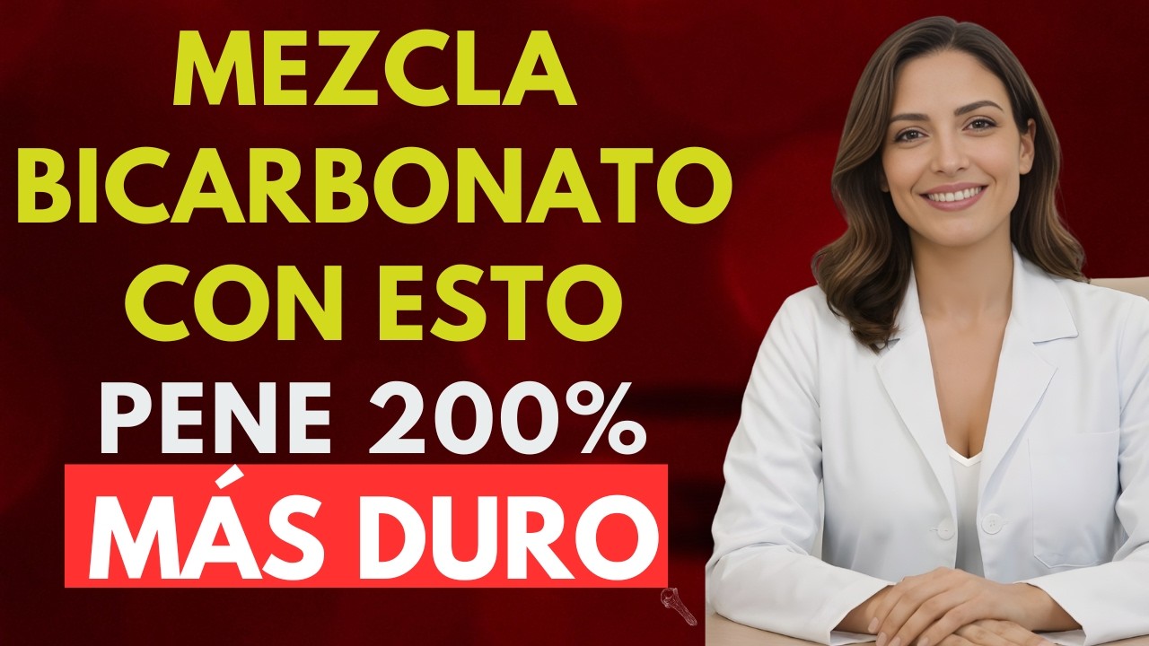 ¡Bicarbonato NUNCA solo! Mezcla este polvo para duplicar el efecto | Uróloga explica | Dra. Camila