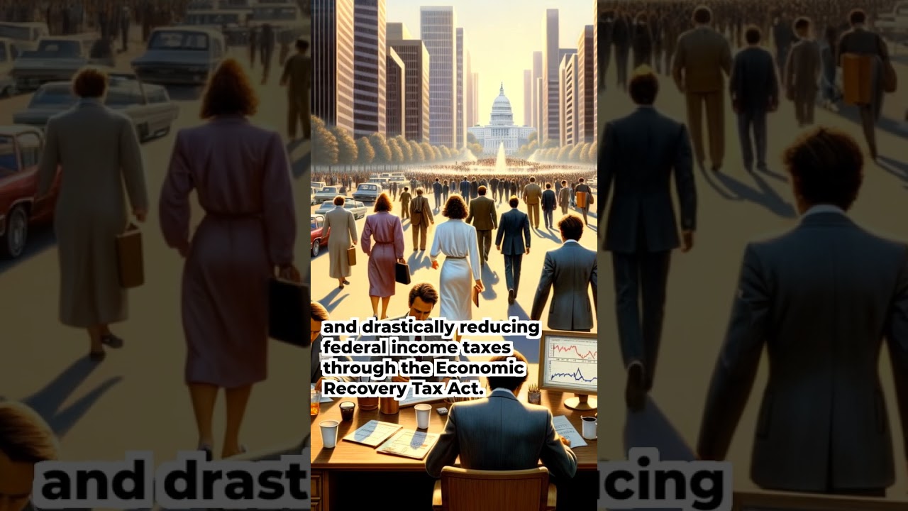 Reaganomics Era #history #economy #reagan #taxreform #usa #debt #government #military