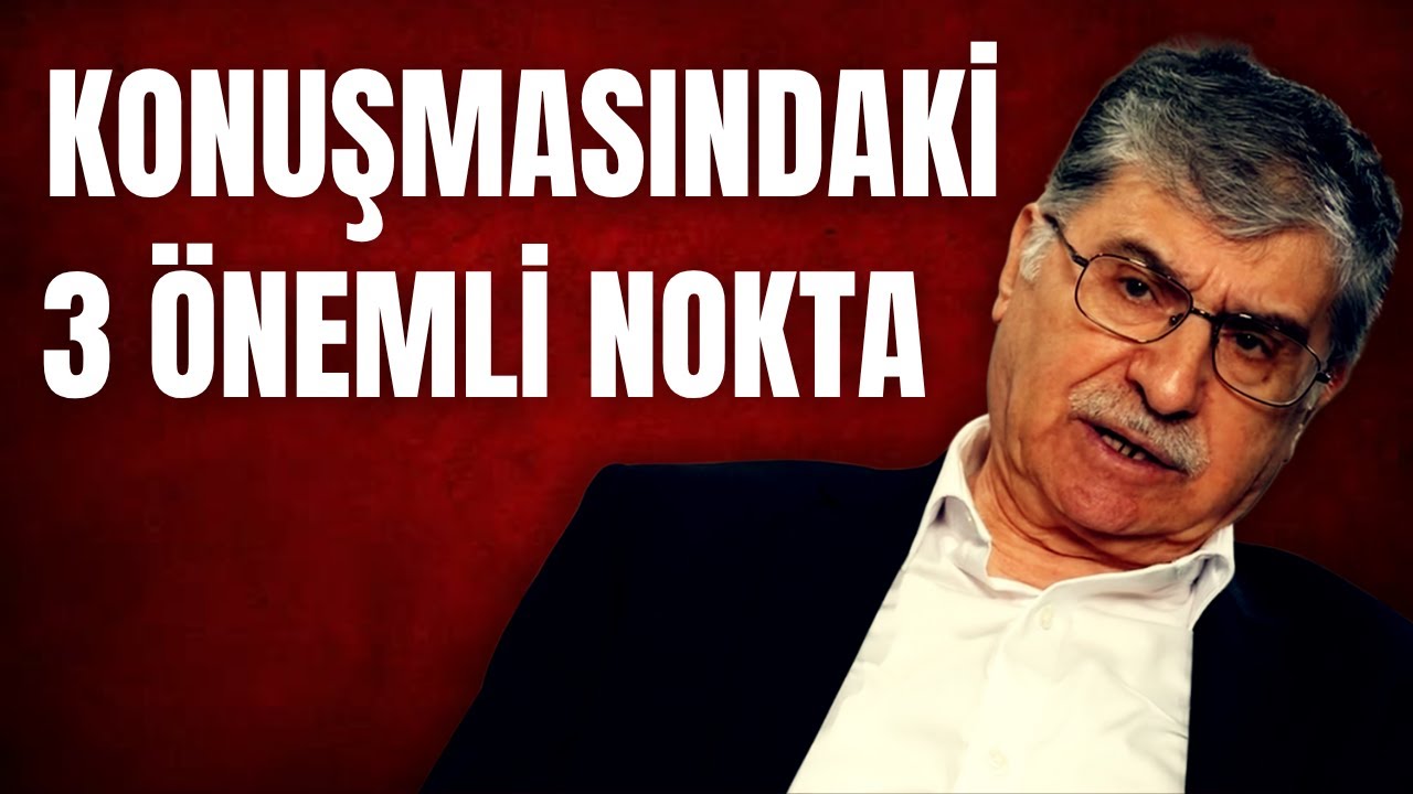 Mustafa Özcan'ın son açıklamaları üzerine yorumlarım... (25.10.2025)