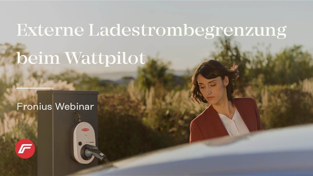Webinar: Externe Ladestrombegrenzung beim Wattpilot
