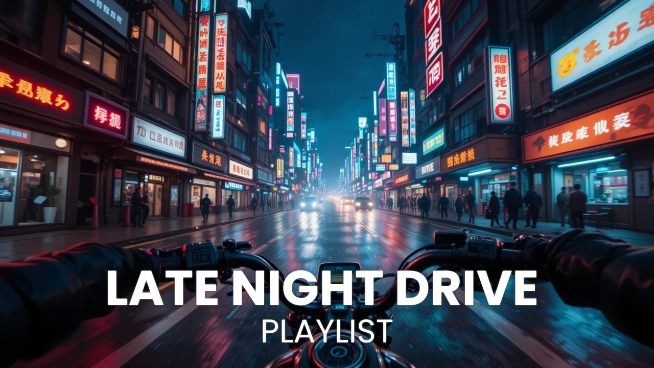 Night Drive Music 🌙 | Deep Focus Synthwave for Studying, Coding & Late Night Flow
